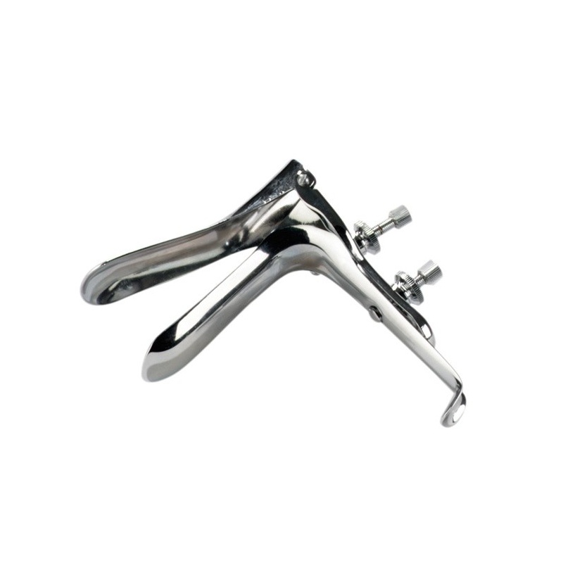 Wziernik pochwowy Vagina Speculum Metal z regulacją szerokości szczęk 15 cm - 2