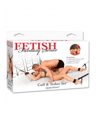 Zestaw BDSM Ff Cuff / Teather Set - Zestawy BDSM - 1