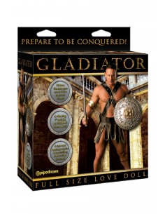 Męska sex lalka GLADIATOR VIBRATING DOLL - Seks lalki, lalki miłości, seks roboty - 1