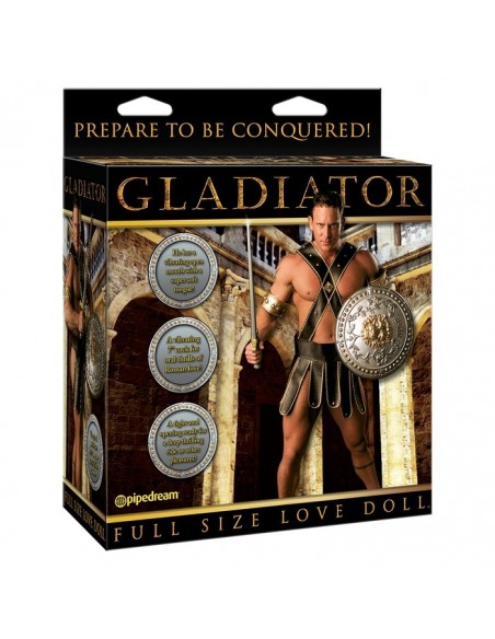 Męska sex lalka GLADIATOR VIBRATING DOLL - Seks lalki, lalki miłości, seks roboty - 2