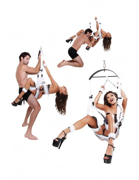 Huśtawka do seksu Fantasy Bondage Swing - White - Huśtawki do seksu i BDSM - 3