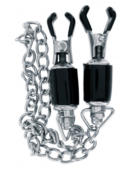 Klamry na sutki Nipple Clamps Strong Chain - Klamry i klipsy na sutki - 1