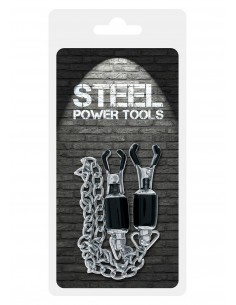 Klamry na sutki Nipple Clamps Strong Chain - Klamry i klipsy na sutki - 1 2