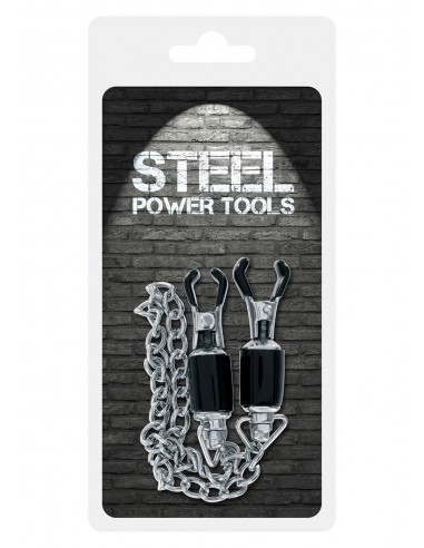 Klamry na sutki Nipple Clamps Strong Chain - Klamry i klipsy na sutki - 2