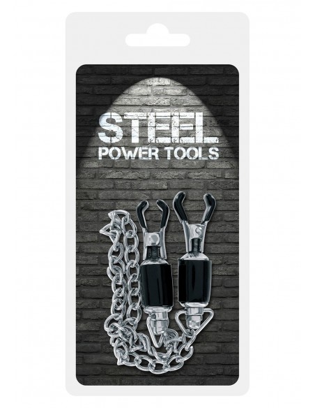 Klamry na sutki Nipple Clamps Strong Chain - Klamry i klipsy na sutki - 2