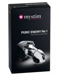 Klatka na penisa Pubic Enemy No 1 Cock Cage - Klatki na penisa - 1 2