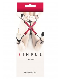 Wiązania-SINFUL HOGTIE PINK - Uprzęże BDSM - 1 2