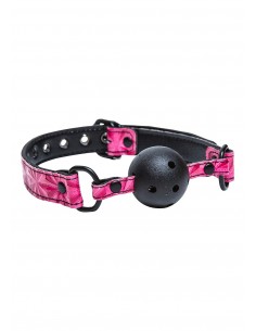Knebel BDSM Sinful Ball Gag Pink - Kneble do ust - 1 2