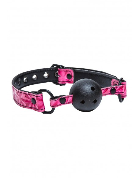 Knebel BDSM Sinful Ball Gag Pink - Kneble do ust - 2