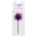 Łaskotka erotyczna SCALA Sexy Feather Tickler Purple z naturalnych piór indyczych, 22 cm - 1
