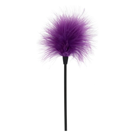 Łaskotka erotyczna SCALA Sexy Feather Tickler Purple z naturalnych piór indyczych, 22 cm - 3