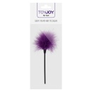 Łaskotka erotyczna SCALA Sexy Feather Tickler Purple z naturalnych piór indyczych, 22 cm - 4