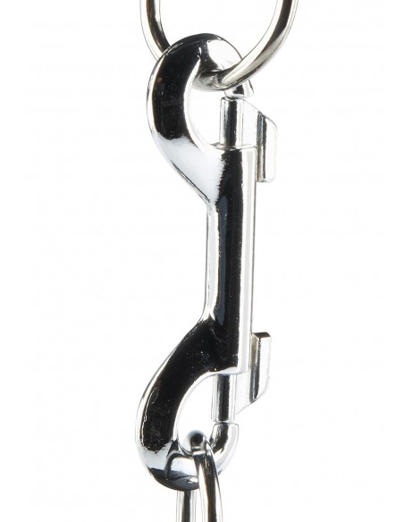 Kajdanki Hand Cuffs Red 5 Cm - Kajdanki erotyczne - 2