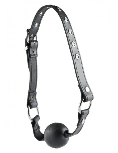 Knebel BDSM Ball Gag Normal Black - Kneble do ust - 1