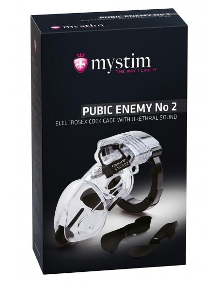 Klatka na penisa Pubic Enemy No 2 Cock Cage - Klatki na penisa - 2
