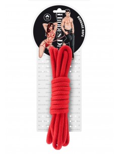 Lina BDSM Bondage Rope 3 m Red - Liny, sznury BDSM - 1