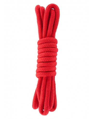 Lina BDSM Bondage Rope 3 m Red - Liny, sznury BDSM - 2