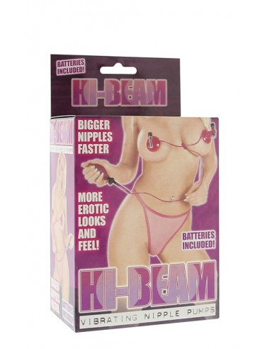 Pompka do sutków Beam Vibrating Nipple Pumps Lavender - Pompki do sutków i pochwy - 1