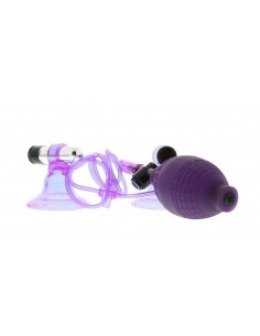 Pompka do sutków Beam Vibrating Nipple Pumps Lavender - Pompki do sutków i pochwy - 1 2