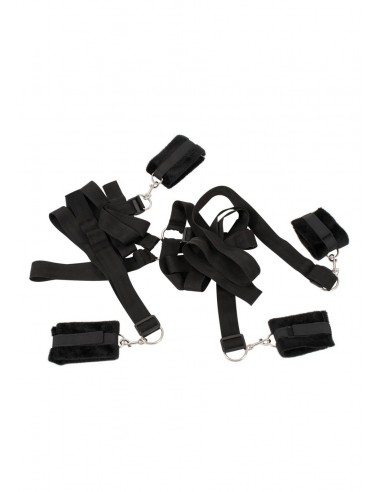 Zestaw do krępowania BK Bed Shackles - Zestawy BDSM - 1