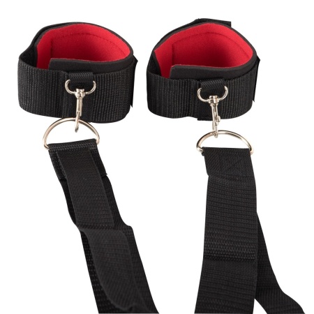 Zestaw do krępowania łóżkowego ORION Bed Restraints – regulowany pas 4,5 m (450 cm) z wyściełanymi mankietami - 2