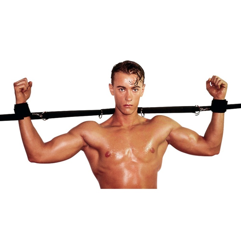 Zestaw do krępowania łóżkowego ORION Bed Restraints – regulowany pas 4,5 m (450 cm) z wyściełanymi mankietami - 4