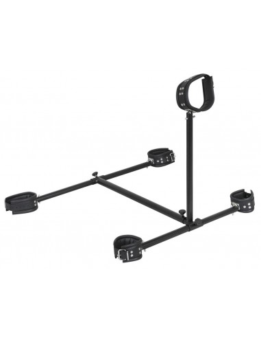 Kajdanki Leather Floor Pillory - Kajdanki erotyczne - 2