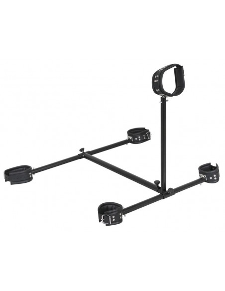 Kajdanki Leather Floor Pillory - Kajdanki erotyczne - 2