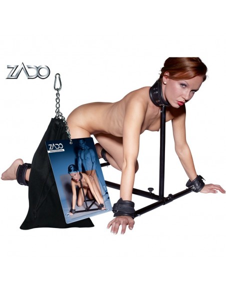 Kajdanki Leather Floor Pillory - Kajdanki erotyczne - 6