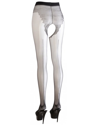 Rajstopy z dziurką Crotchless tights 1 - Rajstopy - 2