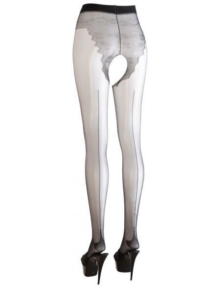 Rajstopy z dziurką Crotchless tights 1 - Rajstopy - 2