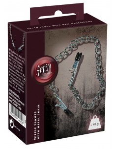 Klamry na sutki Nipple Chain With Clamps - Klamry i klipsy na sutki - 1