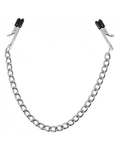 Klamry na sutki Nipple Chain With Clamps - Klamry i klipsy na sutki - 2
