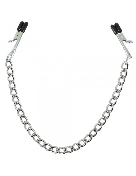 Klamry na sutki Nipple Chain With Clamps - Klamry i klipsy na sutki - 2