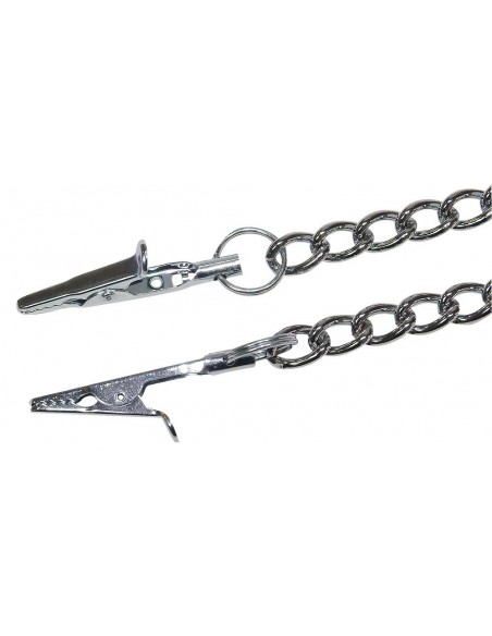 Klamry na sutki Nipple Chain With Clamps - Klamry i klipsy na sutki - 8