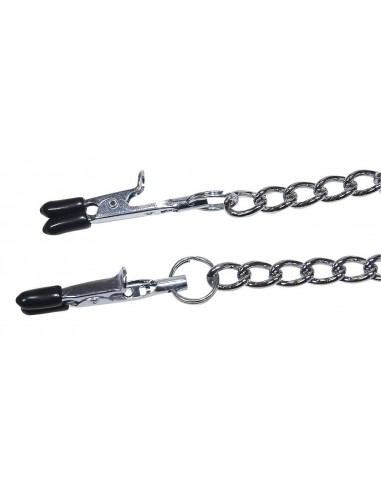 Klamry na sutki Nipple Chain With Clamps - Klamry i klipsy na sutki - 9