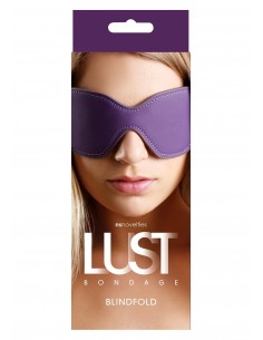 Wiązania-LUST BONDAGE BLINDFOLD PURPLE - Uprzęże BDSM - 1 2
