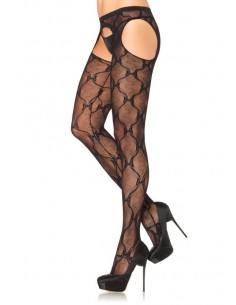 Rajstopy z wycięciami LACE SUSPENDER HOSE OS - Rajstopy - 1
