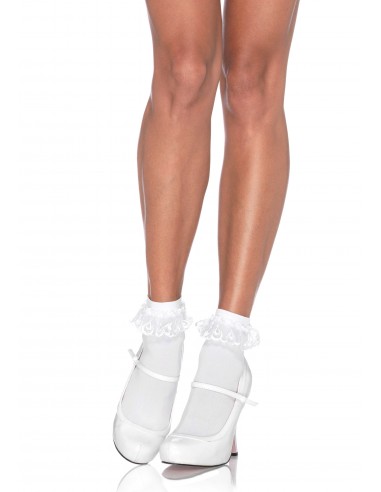 Bielizna-ANKLET WITH LACE RUFFLE OS - Pozostałe - 1