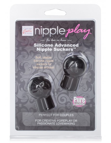 Przyssawki do sutków Advanced Sil Nipple Suckers Black - Pompki do sutków i pochwy - 2