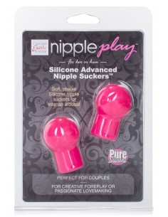 Przyssawki do sutków Advanced Sil Nipple Suckers Pink - Pompki do sutków i pochwy - 1 2