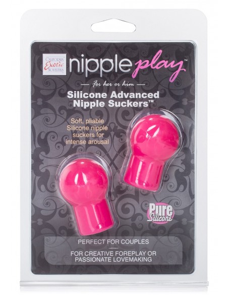 Przyssawki do sutków Advanced Sil Nipple Suckers Pink - Pompki do sutków i pochwy - 2