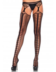 Rajstopy z ciekawym wzorem NET SUSPENDER HOSE OS - Rajstopy - 1