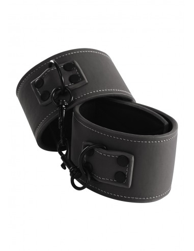 Kajdanki Wrist Cuffs Black - Kajdanki erotyczne - 1