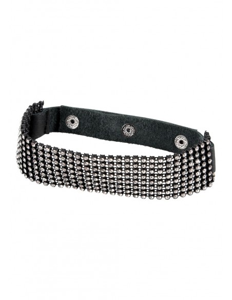 BK Halsband Strass - Uprzęże BDSM - 5