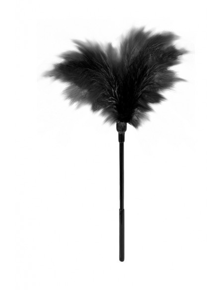 Pejcz-GP SMALL FEATHER TICKLER BLACK - Baty, pejcze i packi - 1