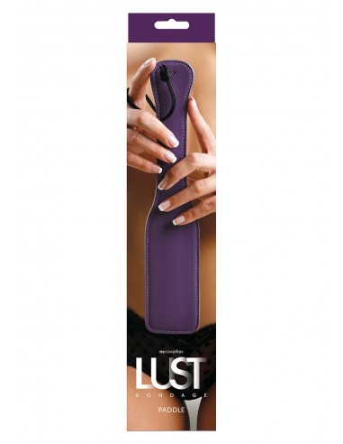 Pejcz-LUST BONDAGE PADDLE PURPLE - Baty, pejcze i packi - 1