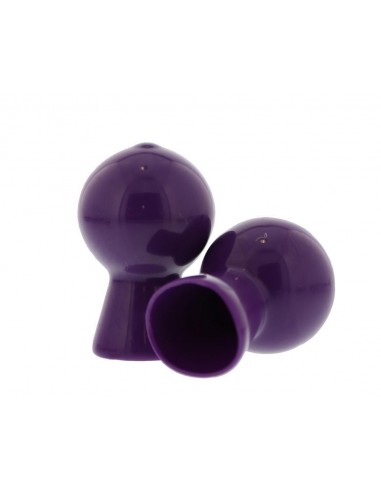 Pompka do sutków Nipple Sucker Pair In Shiny Purple - Pompki do sutków i pochwy - 1