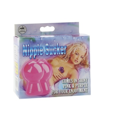 Pompka do sutków Nipple Sucker Pair In Shiny Purple - 1 2