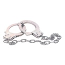 Kajdanki Chrome Handcuffs Metal Handcuffs W. Key - 1